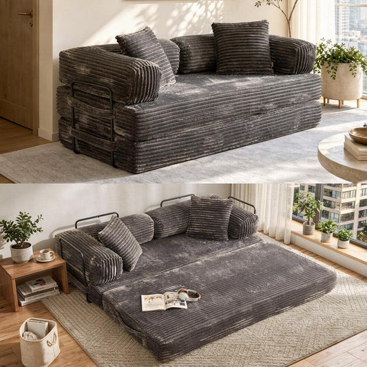 80 inch Oversized Boneless Sleeper Couch