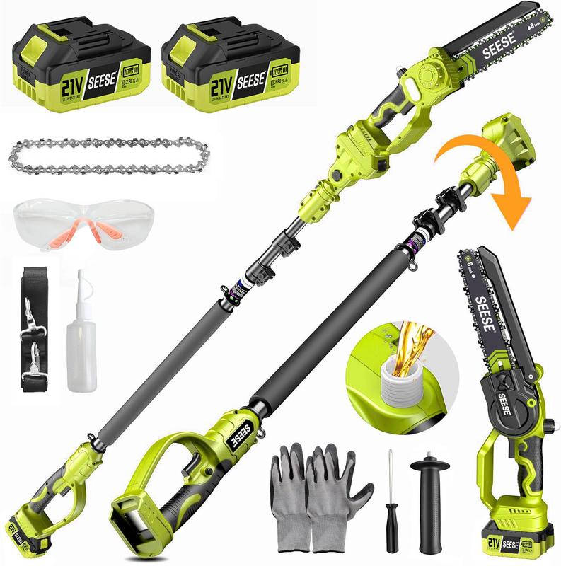 2-in-1 Cordless Pole Chainsaw