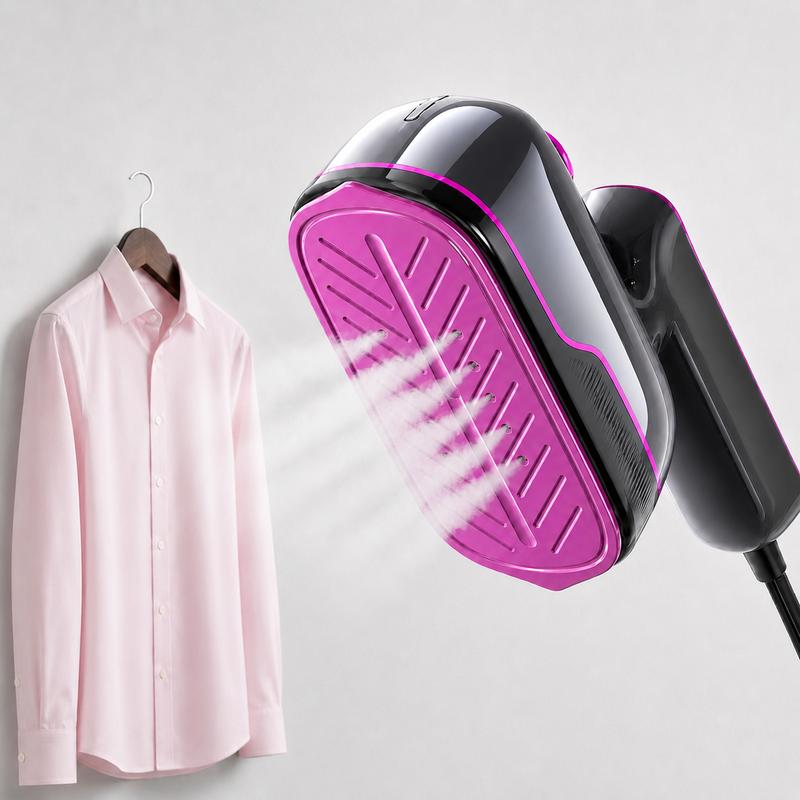 Handheld clothes steamer and iron 2-in-1