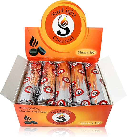 SunLight Charcoal 33mm x 100 display box